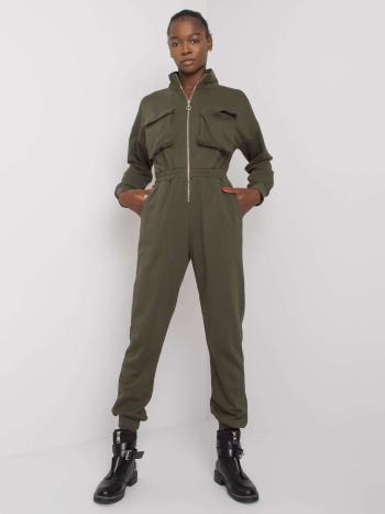 KHAKI KOMBINÉZA NA ZIP RAENA EM-KO-636.98-KHAKI Velikost: L/XL