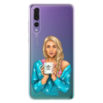 Odolné silikonové pouzdro iSaprio - Coffe Now - Blond - Huawei P20 Pro