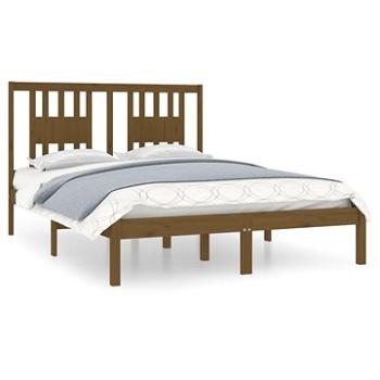 Rám postele medově hnědý masivní borovice 140 × 190 cm, 3104046 (3104046)