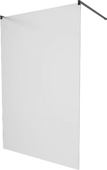 MEXEN/S KIOTO samostatně stojící sprchová zástěna 120 x 200 cm, matné sklo 8 mm, černá 800-120-002-70-30