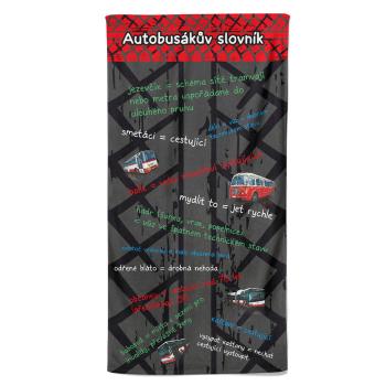 Osuška Autobusákův slovník (Velikost osušky: 70x140cm)