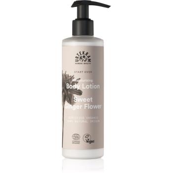 Urtekram Sweet Ginger Flower jemné tělové mléko s výtažky z aloe a zázvoru 245 ml