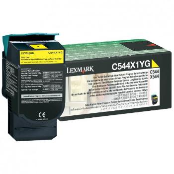 LEXMARK C544X1YG - originální toner, žlutý, 4000 stran