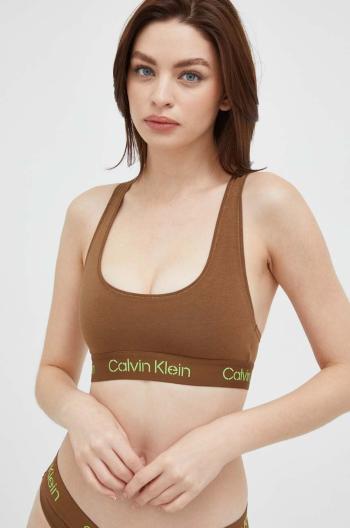 Podprsenka Calvin Klein Underwear hnědá barva