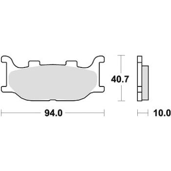 Braking brzdové destičky (sinterová směs CM55) (2ks) M501-211 (M501-211)