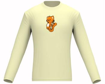 Pánské tričko dlouhý rukáv Tygřík