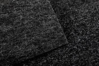 Spoltex koberce Liberec Metrážový koberec Rambo 15 černý, zátěžový -  bez obšití  Černá 2m