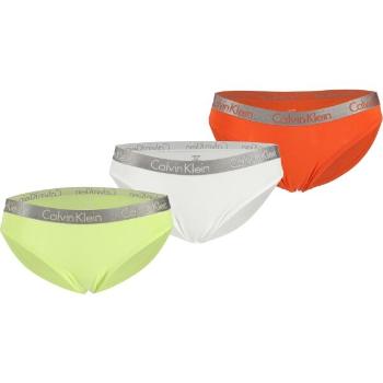 Calvin Klein BIKINI 3PK Dámské kalhotky, oranžová, velikost XS