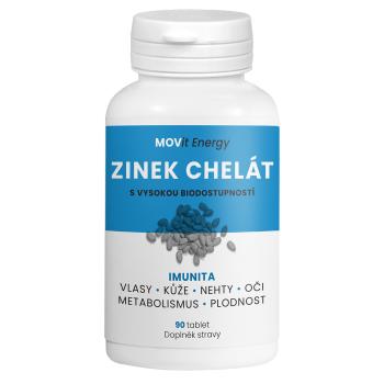 MOVit Energy Zinek Chelát 15 mg 90 tablet