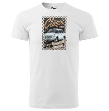 Tričko Trabant white (Velikost: 4XL, Typ: pro muže, Barva trička: Bílá)