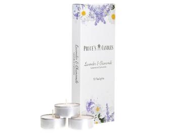 Price´s Price's vonné čajové svíčky Lavender & Chamomile 10ks