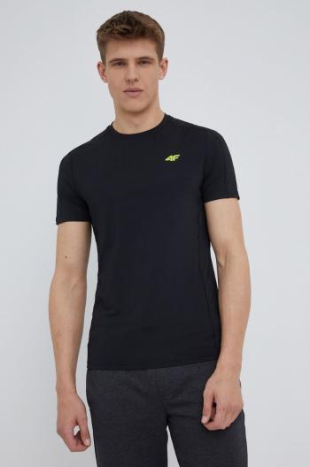 Běžecké tričko 4F černá barva