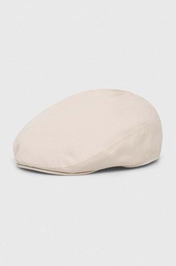 Bavlněná čepice Kangol béžová barva, K4274HT.KH262-KH262