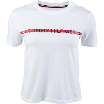 Tommy Hilfiger SS TEE Dámské tričko, bílá, velikost L