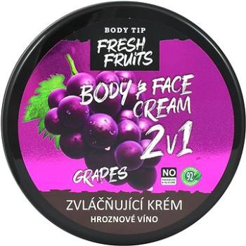 VIVACO Body Tip Fresh Hroznové víno Zvláčňující krém na obličej a Tělo 200 ml  (8595635216077)