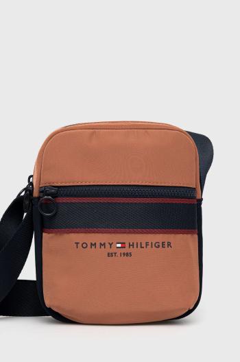 Ledvinka Tommy Hilfiger hnědá barva