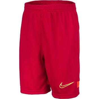 Nike DF ACD21 SHORT K Y Chlapecké fotbalové šortky, červená, velikost XL
