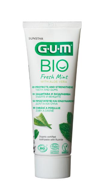 GUM BIO Fresh Mint zubní pasta s Aloe vera, 75 ml