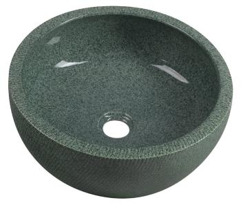 SAPHO PRIORI keramické umyvadlo, průměr 42 cm, zelená PI013