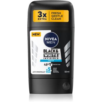 Nivea Men Black & White Invisible Fresh tuhý antiperspirant pro muže 50 ml