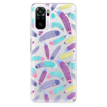 Odolné silikonové pouzdro iSaprio - Feather Pattern 01 - Xiaomi Redmi Note 10 / Note 10S