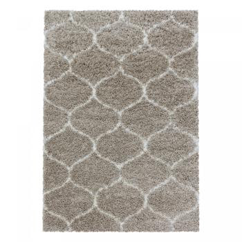Ayyildiz koberce Kusový koberec Salsa Shaggy 3201 beige - 120x170 cm Béžová