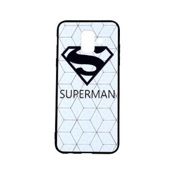 TopQ Samsung A6 3D silikon bílý Superman 42195 (Sun-42195)