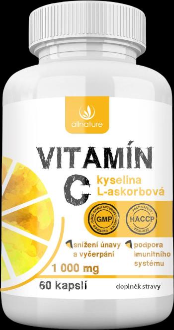 Allnature Vitamín C 1000 mg 60 kapslí