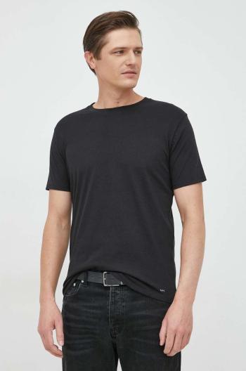 Bavlněné tričko Michael Kors 3-pack šedá barva