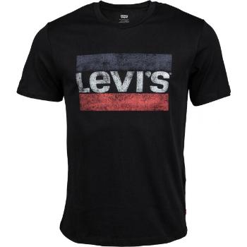 Levi's SPORTSWEAR LOGO GRAPHIC Pánské tričko, černá, velikost XXL