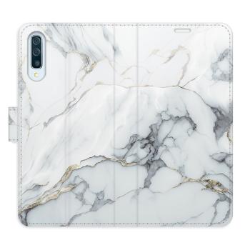 Flipové pouzdro iSaprio - SilverMarble 15 - Samsung Galaxy A50