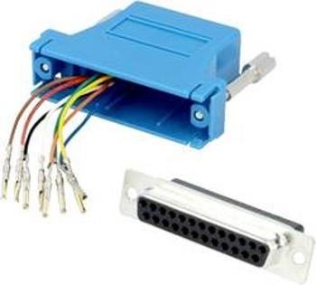 D-SUB adaptér D-SUB zásuvka 25pólová - RJ45 zásuvka 8p8c encitech DA25-SMJ8-K-B-RC 1 ks