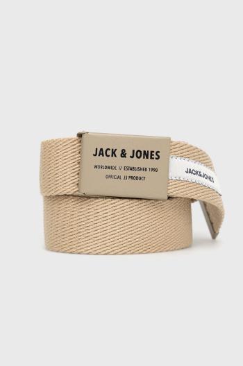 Dětský pásek Jack & Jones béžová barva