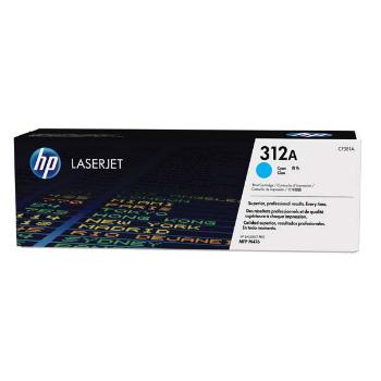 HP CF381A - originální toner HP 312A, azurový, 2700 stran