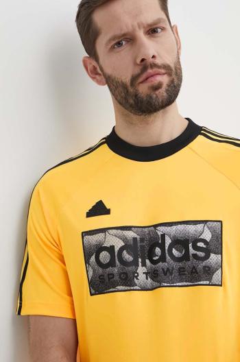 Tričko adidas TIRO žlutá barva, IS1536