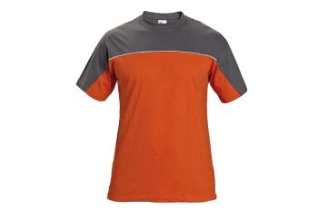 DESMAN triko šedá/oranžová 2XL