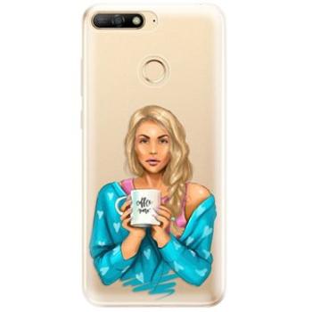 iSaprio Coffe Now - Blond pro Huawei Y6 Prime 2018 (cofnoblo-TPU2_Y6p2018)