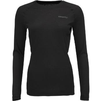 Craft CORE WARM BASELAYER LS Dámské funkční triko, černá, velikost