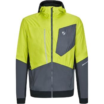 Ziener NIKOLO Pánská funkční bunda na běžky a skialpy, reflexní neon, velikost 52