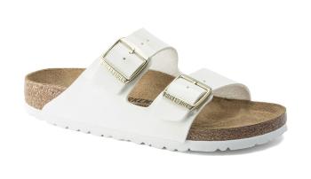 Birkenstock Arizona BF Patent White Regular Fit bílé 1005293