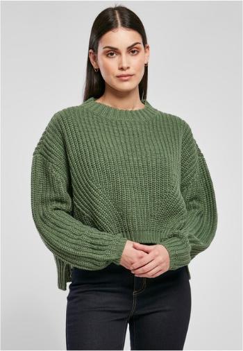 Urban Classics Ladies Wide Oversize Sweater salvia - XL