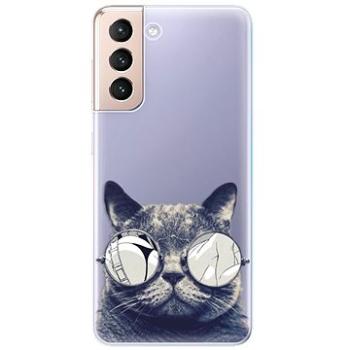 iSaprio Crazy Cat 01 pro Samsung Galaxy S21 (craca01-TPU3-S21)