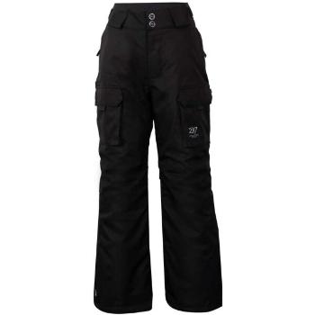 2117 LILLHEM Dětské lyžařské kalhoty, černá, velikost 164