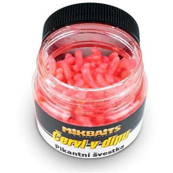 Mikbaits Červi v dipu Pikantní švestka 50ml (8595602243204)