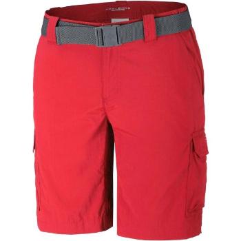 Columbia SILVER RIDGE II CARGO SHORT Pánské outdoorové kraťasy, červená, velikost 34/12