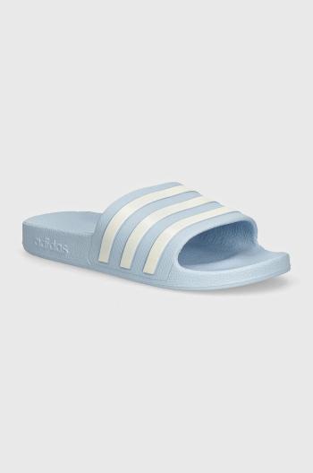 Pantofle adidas Adilette dámské, modrá barva, IE8919