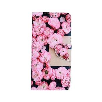 TopQ Xiaomi Redmi 9 knížkové Růžové květy 63719 (Sun-63719)