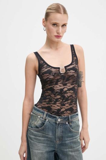 Body Diesel UFBY-D-OVAL-LACE-BODYSUIT dámské, černá barva, A15370.0DRAK