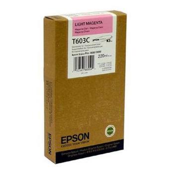 EPSON T603C (C13T603C00) - originální cartridge, světle purpurová, 220ml