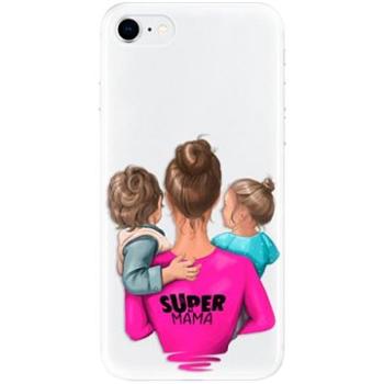 iSaprio Super Mama - Boy and Girl pro iPhone SE 2020 (smboygirl-TPU2_iSE2020)